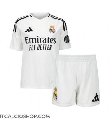 Real Madrid Prima Maglia Bambino 2024-25 Manica Corta (+ Pantaloni corti)